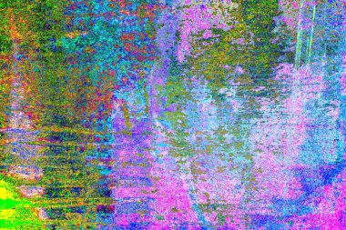 Mavi renklerin soyut suluboya paleti, karışık renk, arkaplan, vektör illüstrasyonu, bir renk karışımı