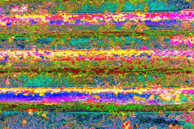 Çizik ve çatlaklarla metal doku