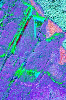 Yaratıcı ve tasarım sanatı, eski duvar dokusu. Duvar kağıdı için soyut renkli doku arkaplanı. 