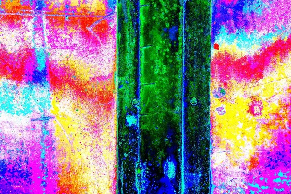 Çizik ve çatlaklarla metal doku