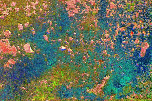 Çizik ve çatlaklarla metal doku