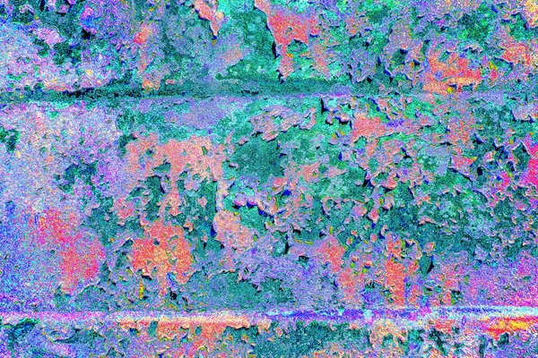 Çizik ve çatlaklarla metal doku