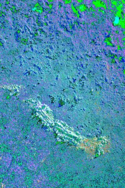 Çizik ve çatlaklarla metal doku