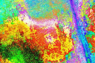 Karışık renklerin soyut suluboya paleti, arkaplan, vektör illüstrasyonu