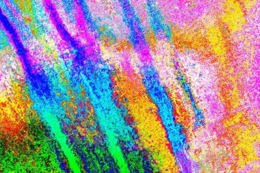 Karışık renklerin soyut suluboya paleti, arkaplan, vektör illüstrasyonu