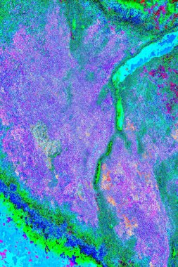 Çizik ve çatlaklarla metal doku