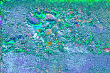 Yaratıcı ve tasarım sanatı, eski duvar dokusu. Duvar kağıdı için soyut renkli doku arkaplanı. 