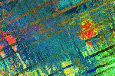 Çizik ve çatlaklarla metal doku