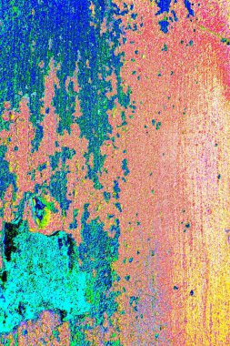 Çizik ve çatlaklarla metal doku