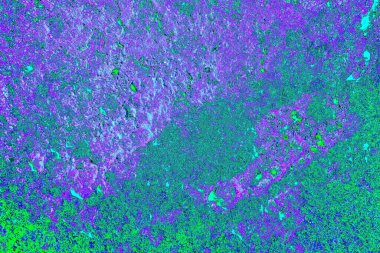 Çizik ve çatlaklarla metal doku