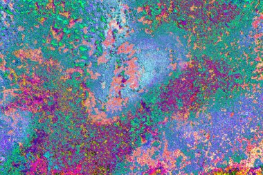 Çizik ve çatlaklarla metal doku