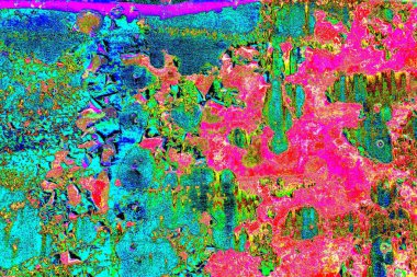 Dökülen boya paslı metal dokusu