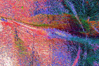 Kırışık plastik polietilen film dokusu