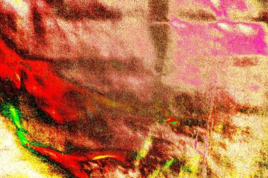 Yaratıcı ve tasarım sanatı, eski duvar dokusu. Duvar kağıdı için soyut renkli doku arkaplanı. 