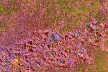 Yaratıcı ve tasarım sanatı, eski duvar dokusu. Duvar kağıdı için soyut renkli doku arkaplanı. 