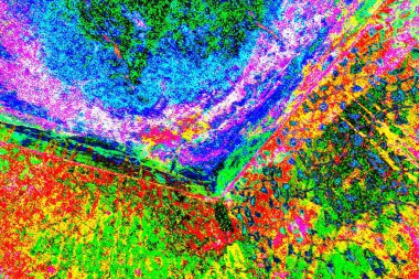 Soyut arkaplan renkli modern desen 