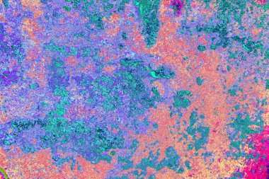 Çizik ve çatlaklarla metal doku