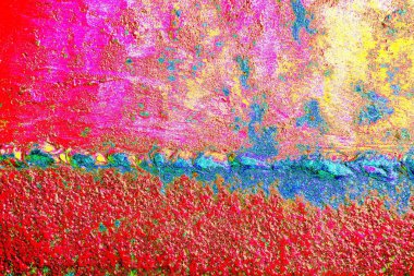 Yaratıcı ve tasarım sanatı, eski duvar dokusu. Duvar kağıdı için soyut renkli doku arkaplanı. 