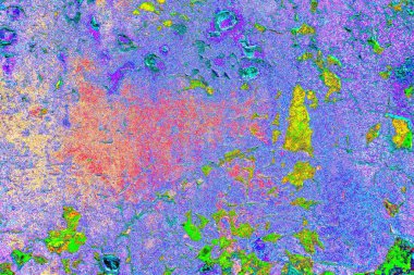 Çizik ve çatlaklarla metal doku