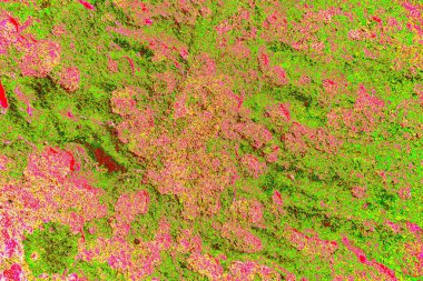 Çizik ve çatlaklarla metal doku