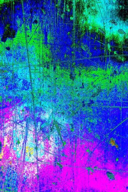 Çizik ve çatlaklarla metal doku