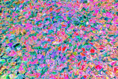 Doğada kayalık yol