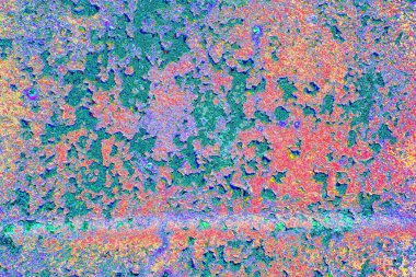 Çizik ve çatlaklarla metal doku