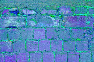 Yaratıcı ve tasarım sanatı, eski duvar dokusu. Duvar kağıdı için soyut renkli doku arkaplanı. 