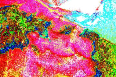 yaratıcı ve tasarım sanatı, kopyalama alanı duvar kağıdı, soyut renkli doku arkaplanı  