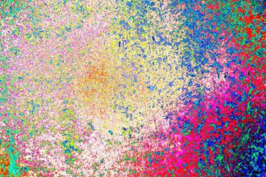 Karışık renklerin soyut suluboya paleti, arkaplan, vektör illüstrasyonu