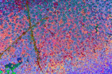 Çizik ve çatlaklarla metal doku