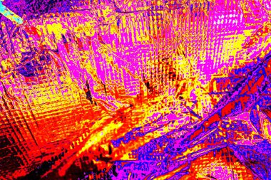 Kırışık kırmızı polietilen film dokusu