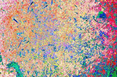 Karışık renklerin soyut suluboya paleti, arkaplan, vektör illüstrasyonu