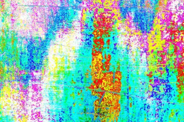 Karışık renklerin soyut suluboya paleti, arkaplan, vektör illüstrasyonu