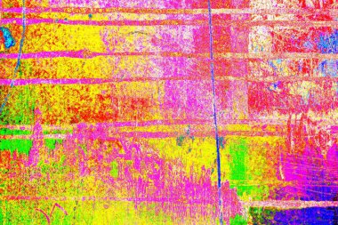 Çizik ve çatlaklarla metal doku