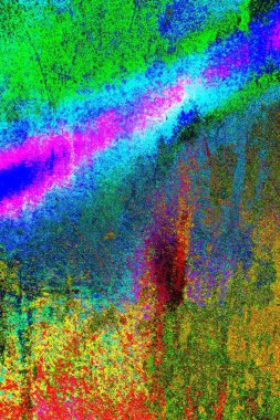 Çizik ve çatlaklarla metal doku.