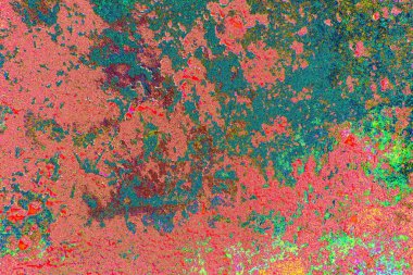 Çizik ve çatlaklarla metal doku