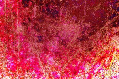 Çizik ve çatlaklarla metal doku