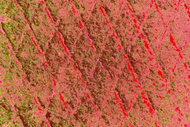 Çizik ve çatlaklarla metal doku