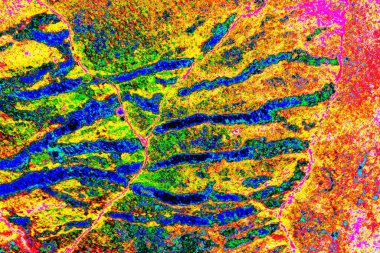 Soyut arkaplan renkli modern desen 