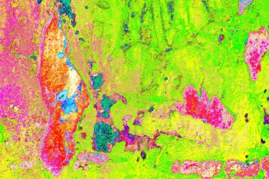 Yaratıcı ve tasarım sanatı, eski duvar dokusu. Duvar kağıdı için soyut renkli doku arkaplanı. 