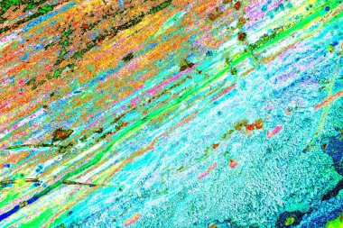 Mavi renklerin soyut suluboya paleti, karışık renk, arkaplan, vektör illüstrasyonu, bir renk karışımı