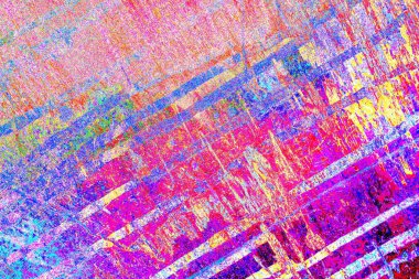 Çizik ve çatlaklarla metal doku