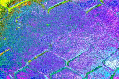 Boyalı araba lastiği yakın çekim dokusu arka planı