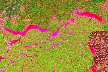 Duvar kağıdı için suluboya arka planının soyut renkli dokusu. Yaratıcı ve tasarım sanatı, eski duvar dokusu.