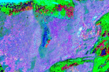 Çizik ve çatlaklarla metal doku