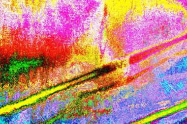 Çizik ve çatlaklarla metal doku.