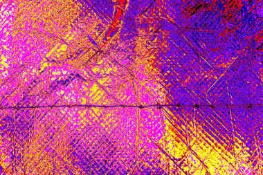 Kırışık kırmızı polietilen film dokusu