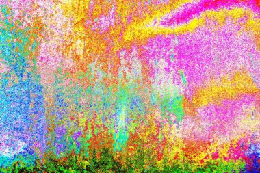 Çizik ve çatlaklarla metal doku.