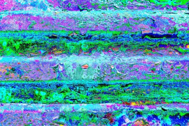 Çizik ve çatlaklarla metal doku